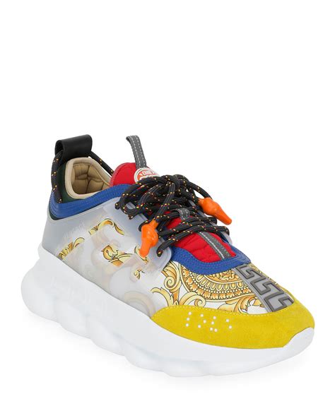 versace chain reaction sneakers price|Versace chain reaction sale.